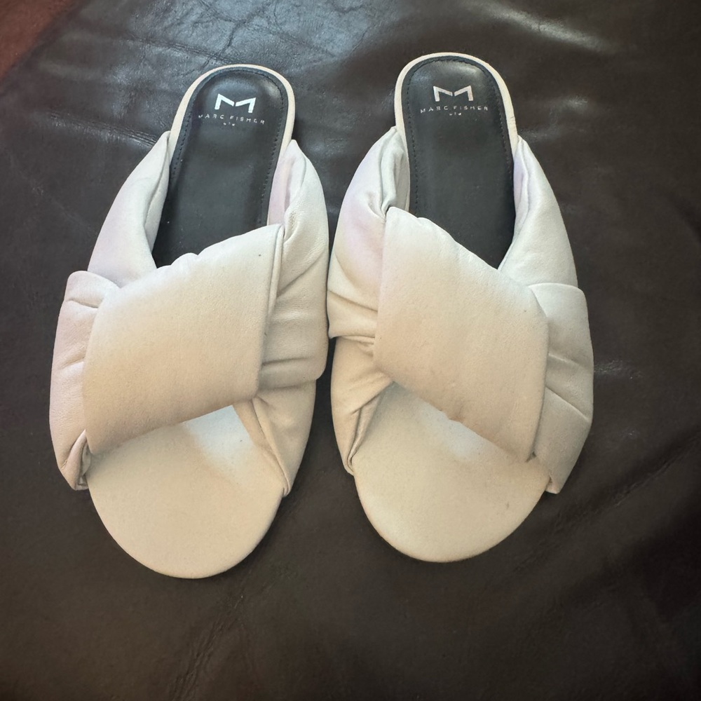 Marc Fisher Women's White shoes/slides